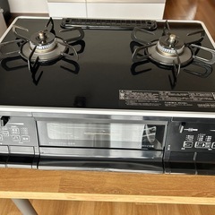 パロマ ガスコンロ PA-A64WCK-L ブラック LP用 左強火力 - ガステーブル