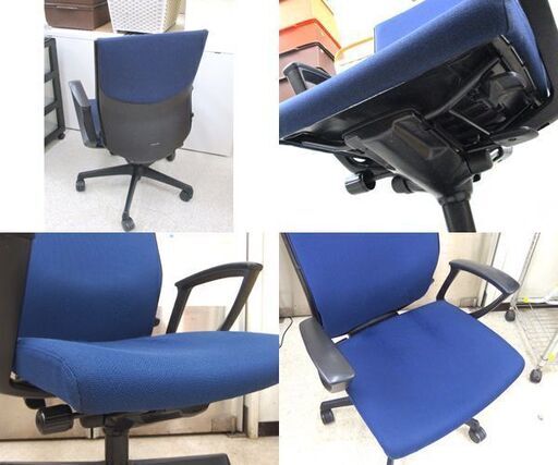 OKAMURA オカムラ デスクチェア オフィスチェア OAチェア 青 リモート OKAMURA オカムラ デスクチェア オフィスチェア OAチェア 青 リモート