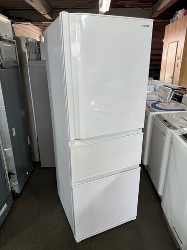 大阪送料無料★3か月保障付き★冷蔵庫★2021年★東芝★3ドア★GR-S33SC(WT)★R-322