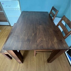ルームズ大正堂　ダイニングテーブル　椅子付き　10万円相当