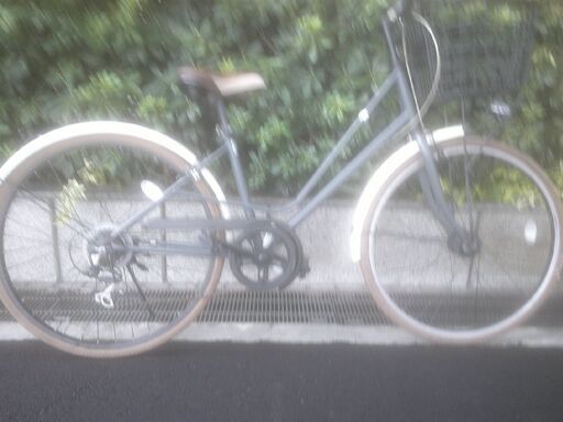 整備済み中古自転車　26インチ　税別￥10.800-　外装６段　LEDオートライト　マットグリーン805