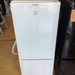 三菱 【右開き】146L 2ドアノンフロン冷蔵庫 keyword キーワードホワイト MR-P15EA-KW  リサイクルショップ宮崎屋　佐土原店　24.8.5F