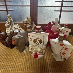 GO-57】サントリー ROYAL ローヤル 干支 空瓶 空ボトル