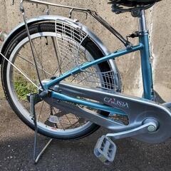 B419 普通自転車★ブリヂストン　カリシア★変速無し★22インチ
