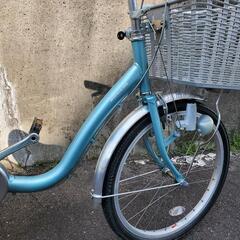 B419 普通自転車★ブリヂストン　カリシア★変速無し★22インチ