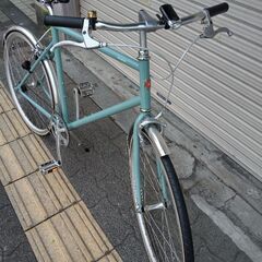 tokyo bike[トーキョーバイク]MONO 26吋クロスバイク シングルspeed/クロモリ/ブルージェイド