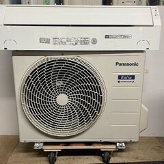 K05521　中古エアコン パナソニック 2019年製 主に6畳用 冷房能力 2.2KW / 暖房能力 2.2KW