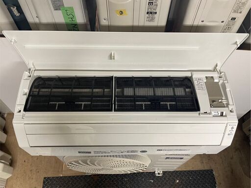 K05521　中古エアコン パナソニック 2019年製 主に6畳用 冷房能力 2.2KW / 暖房能力 2.2KW