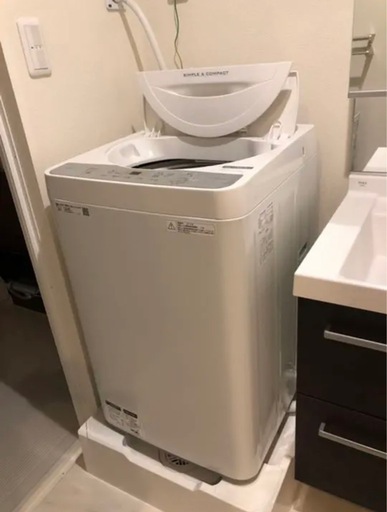 全自動洗濯機 シャープ ES-GE5C SHARP