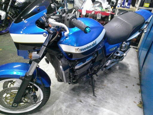 KAWASAKI ZRX1100 青 予備検査対応車 半額配送キャンペーン 期間限定
