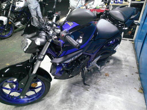 YAMAHA MT-03 黒/青 予備検査対応車 半額配送キャンペーン 期間限定