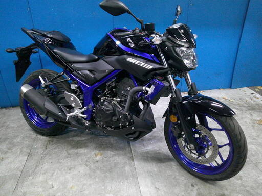 YAMAHA MT-03 黒/青 予備検査対応車  半額配送キャンペーン 期間限定価格 現状渡し諸経費￥0- 横浜 P-Yard
