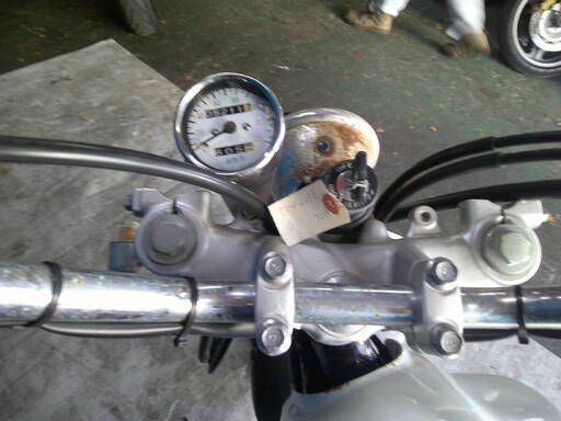 YAMAHA TW225 白 エンジン始動確認 自賠責保険で乗れます 半額配送