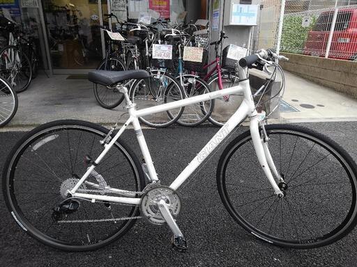 中古自転車３１６９　前後タイヤ新品！２０１３年頃モデル　ジャイアント　エスケープR３　７００×２８C　３×８段ギヤ　アルミフレーム　フレームサイズ５００㎜　ワイヤー錠　ライトは付属していません