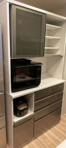 ニトリ　キッチンボード 食器棚　ラピス 120cm