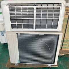 K05523　中古エアコン パナソニック 2017年製 主に8畳用 冷房能力 2.5KW / 暖房能力 2.8KW