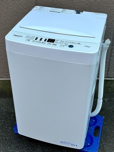 ③【税込み】ハイセンス 4.5kg 全自動洗濯機 HW-T45D 2021年製【PayPay使えます】