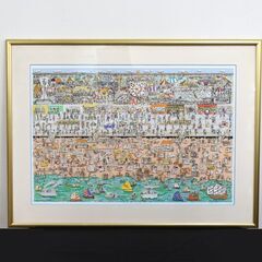≪J1432ジ≫James Rizzi/ジェームス リジィ 作 「ON THE BOARDWALK 
