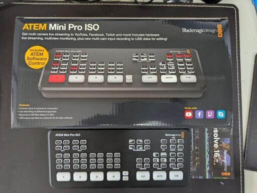 映像スイッチャー新品Blackmagic Design ATEM Mini Pro ISO