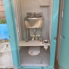 仮設手洗い