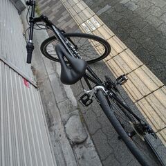 美品☆XLEAT[エクスリート]XC-009 700cクロスバイク 21speed/ブラック