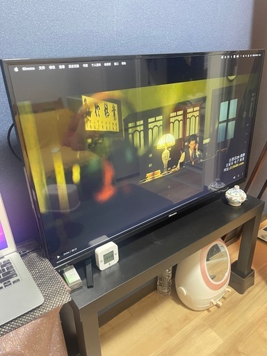 ハイセンスの43型テレビ\u0026IKEAテレビ台