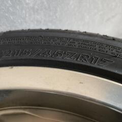 215／４５zr１７ ４本　ホイール付き
