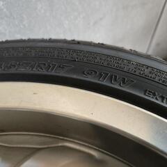 215／４５zr１７ ４本　ホイール付き