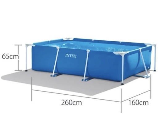 カバー付き　インテックスフレームプール