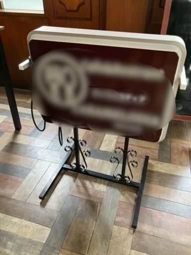 本日まで受付　最終値下げ【枚方市】置き看板　LED電飾100v　2019年製