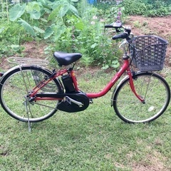 Panasonic 電動アシスト自転車 ビビ・SX レッド 24インチ