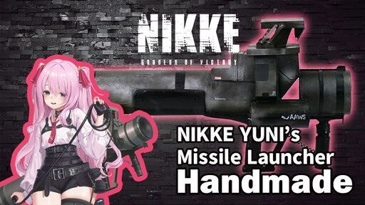 【NIKKE】コスプレ小道具│ユニのミサイルランンチャー 【武器】│引取りに来られる方歓迎！！