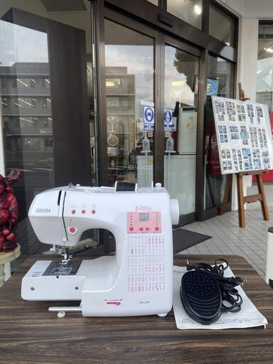 ISHIDA 電動ミシン ISA-300 フットペダル付き 収納箱無い 訳アリ品