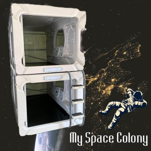 【美品】宇宙船すぎるカプセル ルーム