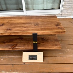 【未使用品】SUNNY DAYSアイアン杉無垢テレビボード購入価格66,000円
