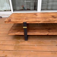 【未使用品】SUNNY DAYSアイアン杉無垢テレビボード購入価格66,000円