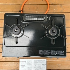 【極美品】2023年製 グリル付きセンサーコンロ ブラック