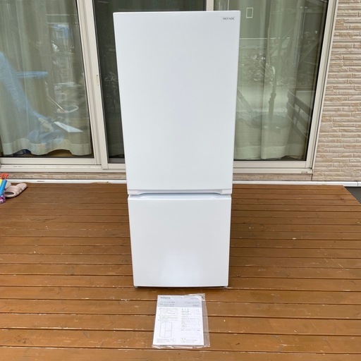 【極美品】2024年製冷凍冷蔵庫156L ホワイト
