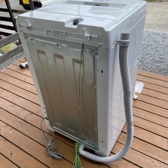 【極美品】2024年製全自動洗濯機　5.5kg ホワイト