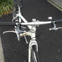 中古自転車３１８３　前後タイヤ新品！　プロギヤ　７００×２８C　７段ギヤ　アルミフレーム　４６０㎜　身長１６０㎝から