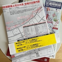 8/15 第７６回諏訪湖祭湖上花火大会 入場券 2枚