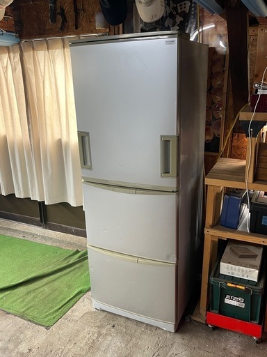 【SHARP】345L両開き冷蔵庫