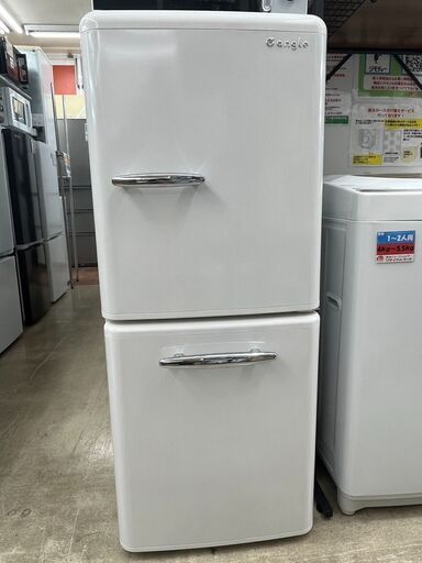 オシャレ家電149L冷蔵庫 E angleANG-RE151-A1 2018年式 エディオン3135