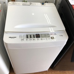 安心の1年保証付！！Hisense  洗濯機　5.5kg 売ります！取りに来れる方限定！