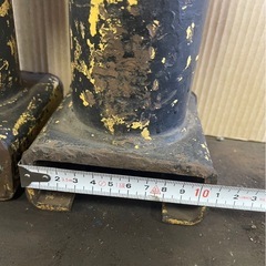 ビシャモン リフトアタッチメント 足ゲタ延長台⑪/2個/車整備 /ガード付き/リフト用フレーム/柱リフト/カーメンテナンス/フレームパッド 