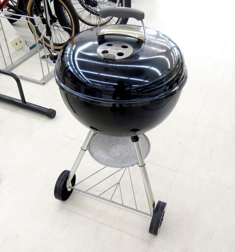 北海道 千歳市/恵庭市 近郊配送 Weber/ウエーバー 47cm バーベキューグリル BBQ コンロ キャスター付き アウトドア 店頭でのお受渡し大歓迎