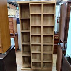 愛品倶楽部柏店】NITORI 前面スライド書棚 エスタンテ