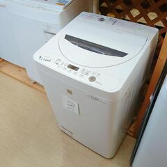 30日迄！送料無料★シャープ4.5kg【ES-G4E3-KW】 SHARP（シャープ） 在庫一掃セール！ 中古 洗濯機 一人暮らし 4.5kg 風