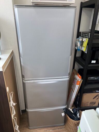【レガストック江東店】SHARP シャープ 両開き 冷蔵庫 SJ-W354H-S 2021年