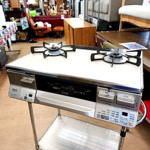 リンナイ ガステーブル RTS65AWK14RG-CR 都市ガス 2020年製